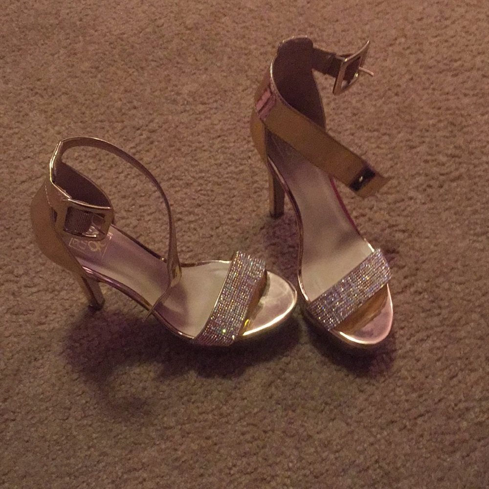 Gold heels